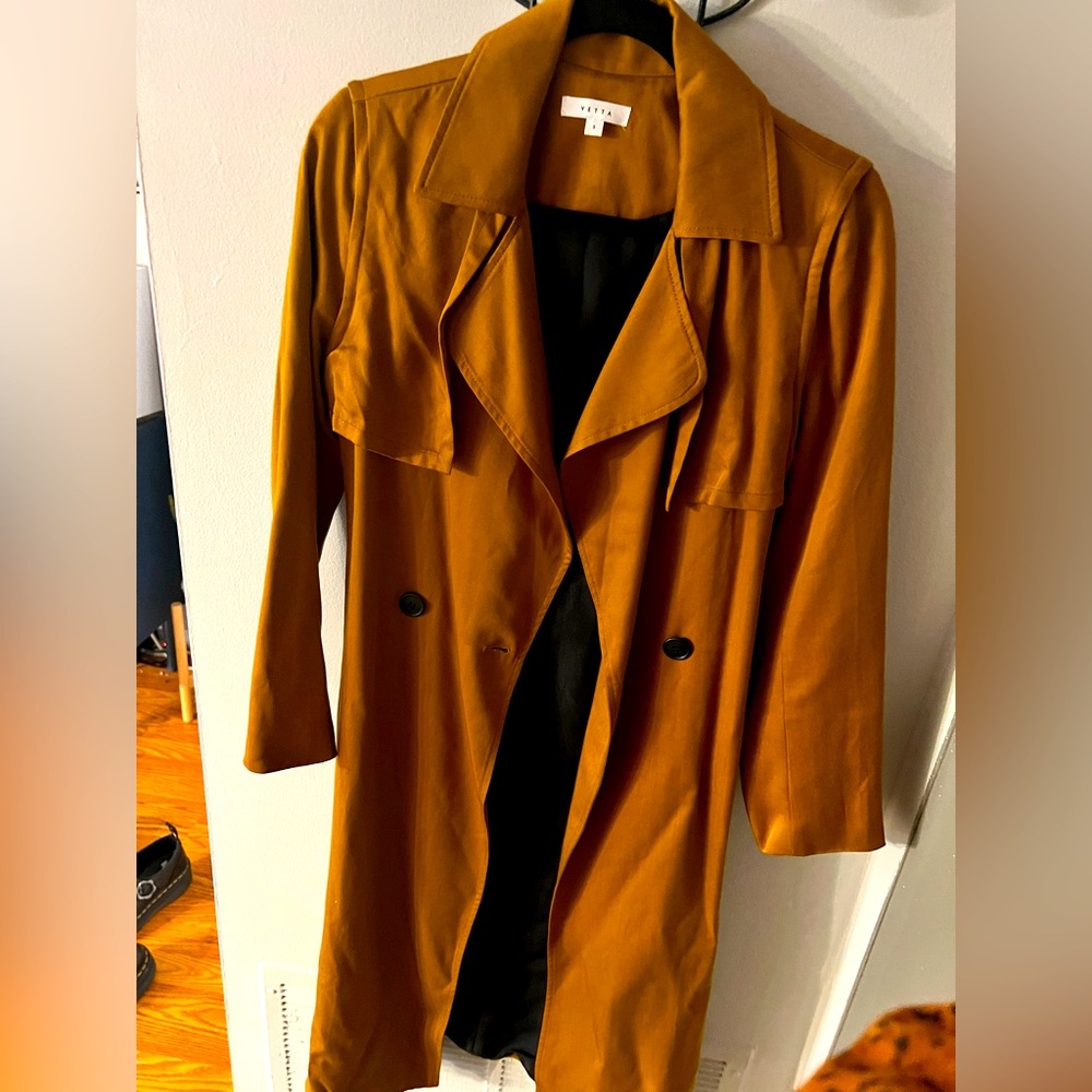 Vero Moda Women's Mustard Trench Coat